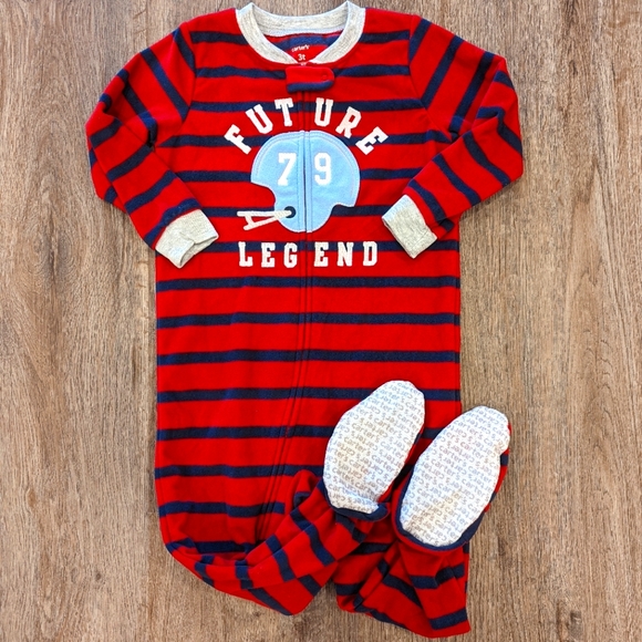 Carter's Other - NWOT Carter's Fleece Full Zip PJs